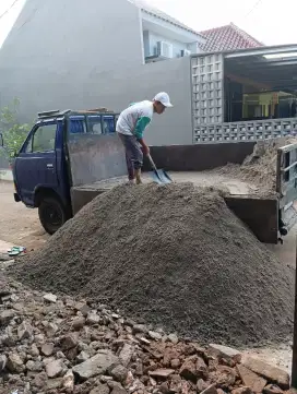 Jual pasir truk engkel area pamulang ciputat sekitarnya