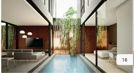 RUMAH CANTIK BERKONSEP VILLA BALI ADA DI SERPONG