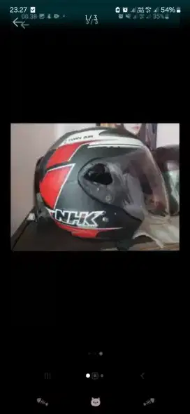 Helm seken rasa baru , jarang pakai