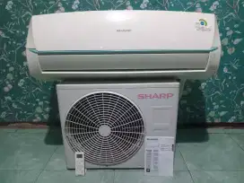 Ac sharp 1/2 pk, low wat, freon type baru r32