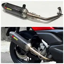 Akrapovic full system xmax 250 original slovenia knalpot