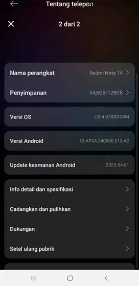Redmi note 14 8+8/128gb fullset