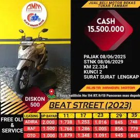 HONDA BEAT STREET 2023, B DEPOK. CREDIT CKP KTP+KK. BYR VIA TOKPED, CC