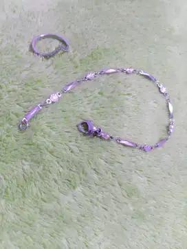 Gelang Cincin Titanium Original