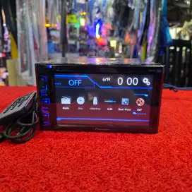 Head Unit Pioneer AVH-195DVD USB CD Aux Radio sudah dipasang Bluetooth
