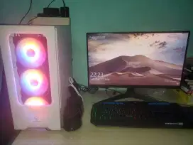 1 SET KOMPUTER PC RAKITAN, LIKE NEW.