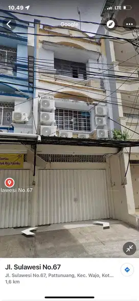 Di Jual Ruko Jl sulawesi Murah