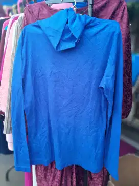 Atasan bludru biru PL pribadi