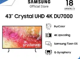 Samsung 50DU7000 dan 43DU7000 Smart led tv barang baru
