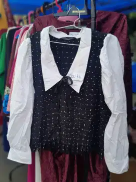 Kemeja hitam putih PL PRIBADI
