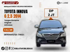 [DP:2JT] INNOVA 2.5 G 2014 AT DIESEL TANGAN 1 ORIGINAL