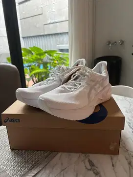 Wts Asics Novablast 5 white piedmont grey size 44 kondisi baru BNIB