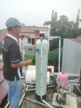 Filter saringan air kuning kapur zat berminyak bau keruh butek dll.