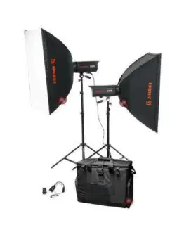 Jinbei EC V300 Kit Soft Box Paket Lampu Studio