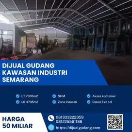 Jual gudang komersil lokasi Semarang luas 7000m