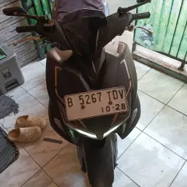 Aerox Hitam Doff 2019 ABS Keyless