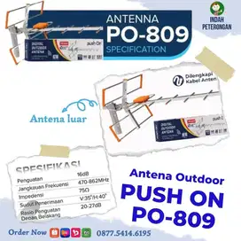 ANTENA TV DIGITAL OUTDOOR PO-812 PUSH ON