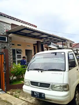 Kanopi Alderon besi hollow galvanis