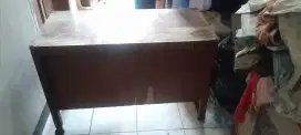 Meĵa Kantor Kayu Jati Kaca