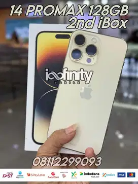 Iphone 14 Promax 128GB Gold BH 85% full original mulus no minus