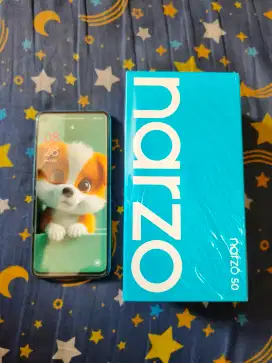 Realme Narzo 50 4+4/64gb Fullset Mulus
