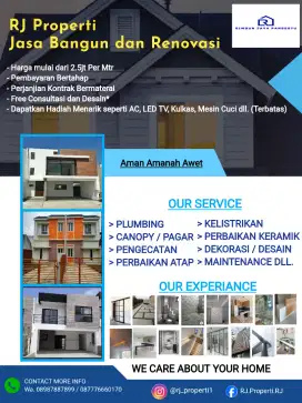 Jasa bangun dan renovasi rumah murah