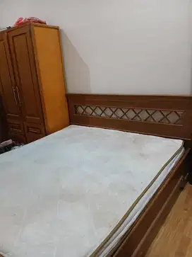 Set Dipan Kasur + Meja Rias + Lemari Baju + Lemari Storage