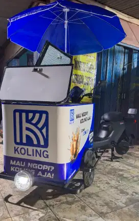 SEPEDA LISTRIK JUALAN/GEROBAK SEPEDA LISTRIK/SEPEDA GEROBAK MURAH