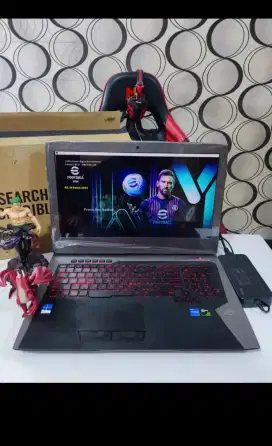 ASUS ROG 17 G752VT-304 [RAM 40GB SSD+HDD 1TB VGA NVIDIA GTX]