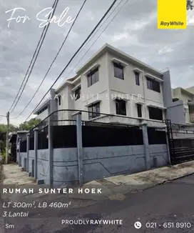 Dijual Rumah Murah Hoek Sunter 315 m² 3 Lantai