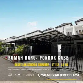 Rumah Baru Siap Huni Dalam Komplek Akses Sangat Strategis