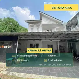 DIJUAL RUMAH FULL FURNISH SIAP HUNI DEKAT TOL DAN BINTARO XCHANGE