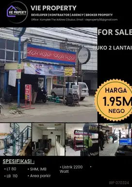 DIJUAL MURAH BANGET! RUKO 2 LANTAI DI CIBUBUR