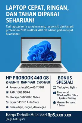 HP PROBOOK 440 G8 16/512GB