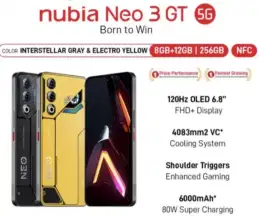 NUBIA Neo 3 GT 5G (Baru)