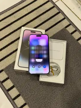 Dijual Iphone 14 Promax 256GB Deep Purple Terdaftar mulus Lengkap