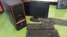 Borongan Monitor, PC, 3 Keyboard