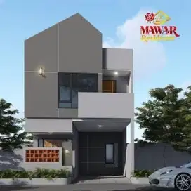 Rumah 400 jt'an 2 lantai bedahan rivaria sawangan Depok