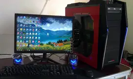 PC Lengkap Intel Core i5 Gen 4 | RAM 16 GB + SSD + HDD + Monitor 19 in