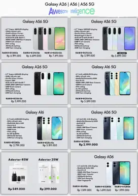 SAMSUNG GALAXY A SERIES
