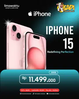 Kredit murah iphone 15 bisa tanpa dp free 1X cicilan syarat ktp aja