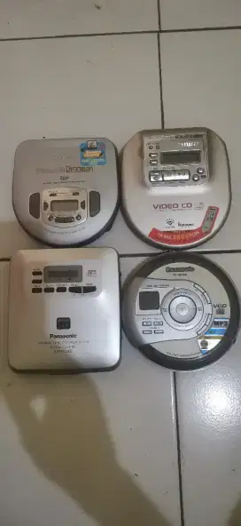 VCD portable sony,aiwa,panasonic buat koleksi