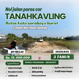 TANAH KAVLING STRATEGIS DI BATAS KOTA SURABAYA