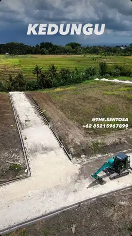 Tanah KEDUNGU siap bangun 2 KM Pantai