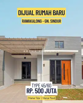 DIJUAL RUMAH SIAP HUNI DALAM CLUSTER NEMPEL TANGSEL