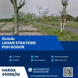 Dijual Lahan Strategis Industri,Bendosari,Sukoharjo,Luas 4,2 Ha,Bu!