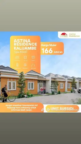 Rumah subsidi Astina Residence Kalijambe