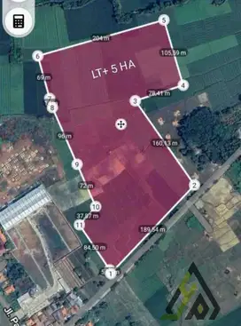 Dijual lahan industri lokasi Cibogo Subang  sangat strategis Luas 5 Ha