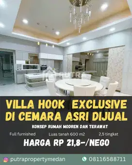 DIJUAL VILLA ELITE DALAM KOMPLEK CEMARA ASRI