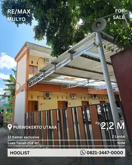 DIJUAL KOST-KOSTAN STRATEGIS DEKAT UNIVERSITAS PURWOKERTO